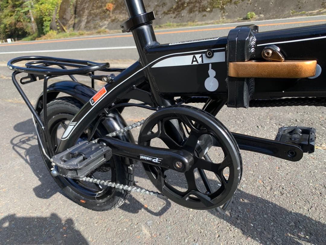 【動作確認済】送料無料AiDDE 折りたたみ電動アシスト自転車A1 14インチ