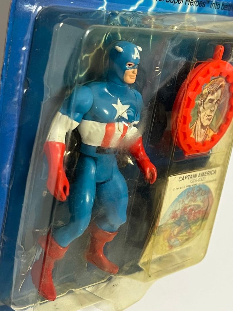 1984年当時物　未開封　マテル製　キャプテンアメリカ　フィギュア　Mattel