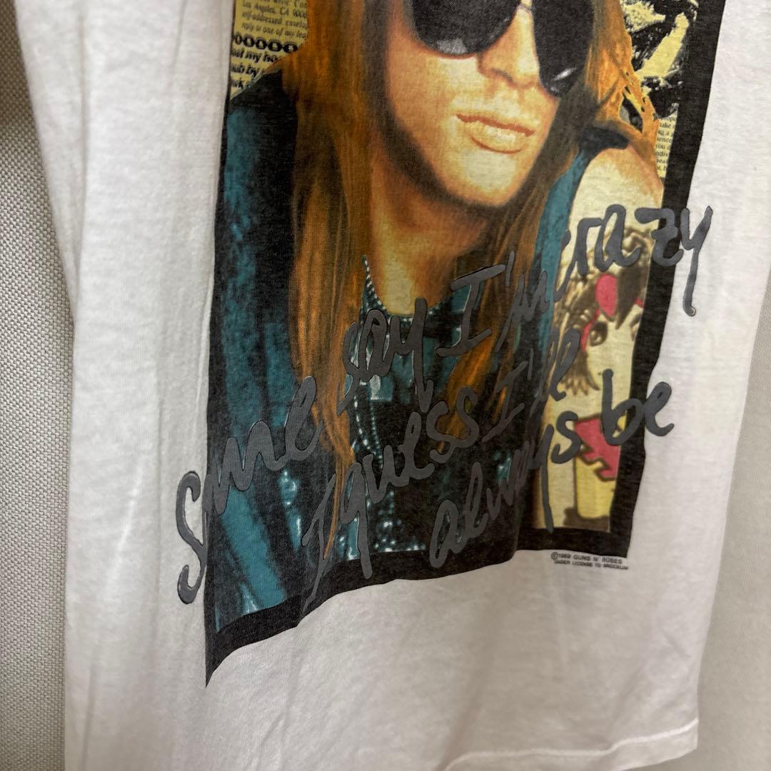 W AxL Rose Guns N' Roses ヴィンテージTシャツ