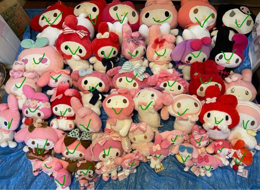 1月末処分予定【62体】 【最終値下げ】マイメロ ぬいぐるみ まとめ売り