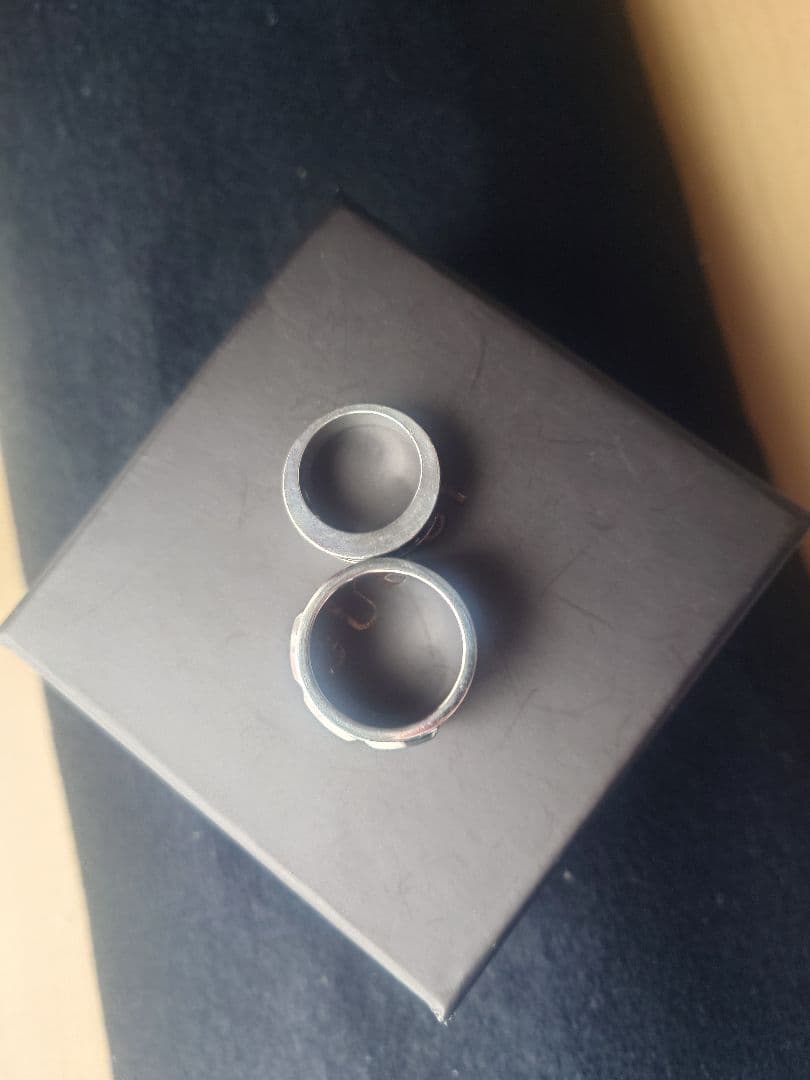 GUCCI ☆13号☆ D&G ☆87R ロゴ入りリング シルバー