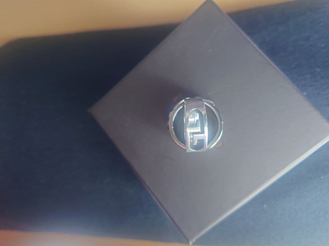 GUCCI ☆13号☆ D&G ☆87R ロゴ入りリング シルバー