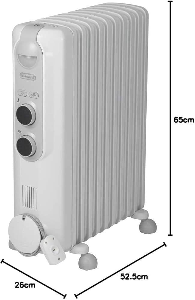 デロンギ オイルヒーター RHJ35M1015-LG 白 ホワイト