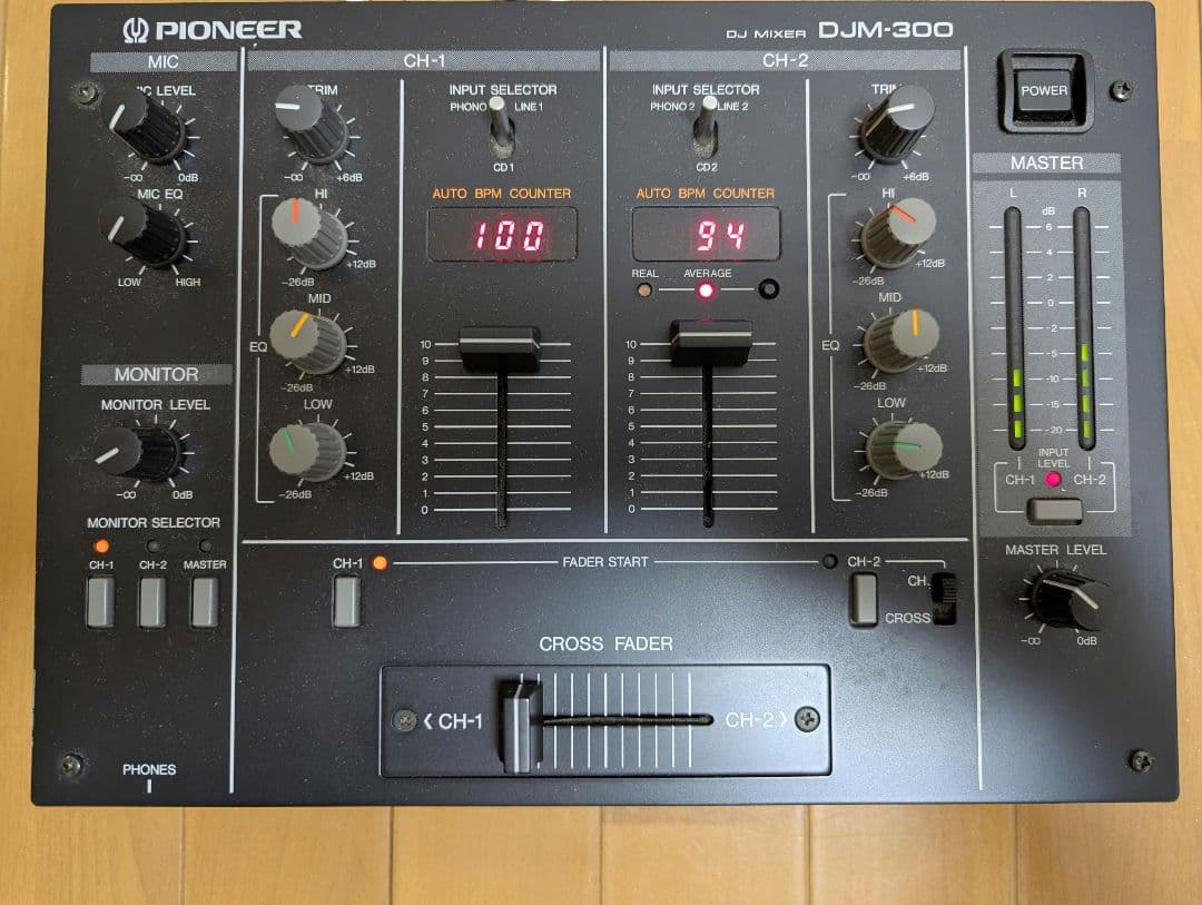 と*ん様 PIONEER パフォーマンスDJミキサー DJM-300 ブラック