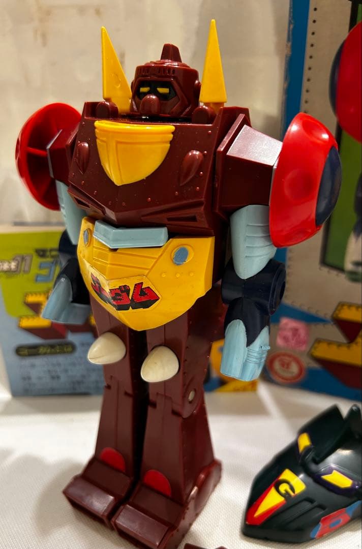 タカラ　マグネロボット　ゴワッパー5 ゴーダム　マグネモ11 当時もの