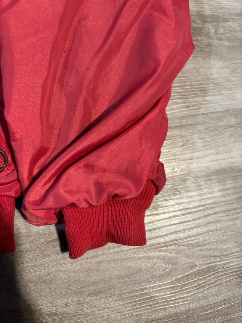 【USA製】Patagonia フリースライナー ナイロンジャケット レッド M