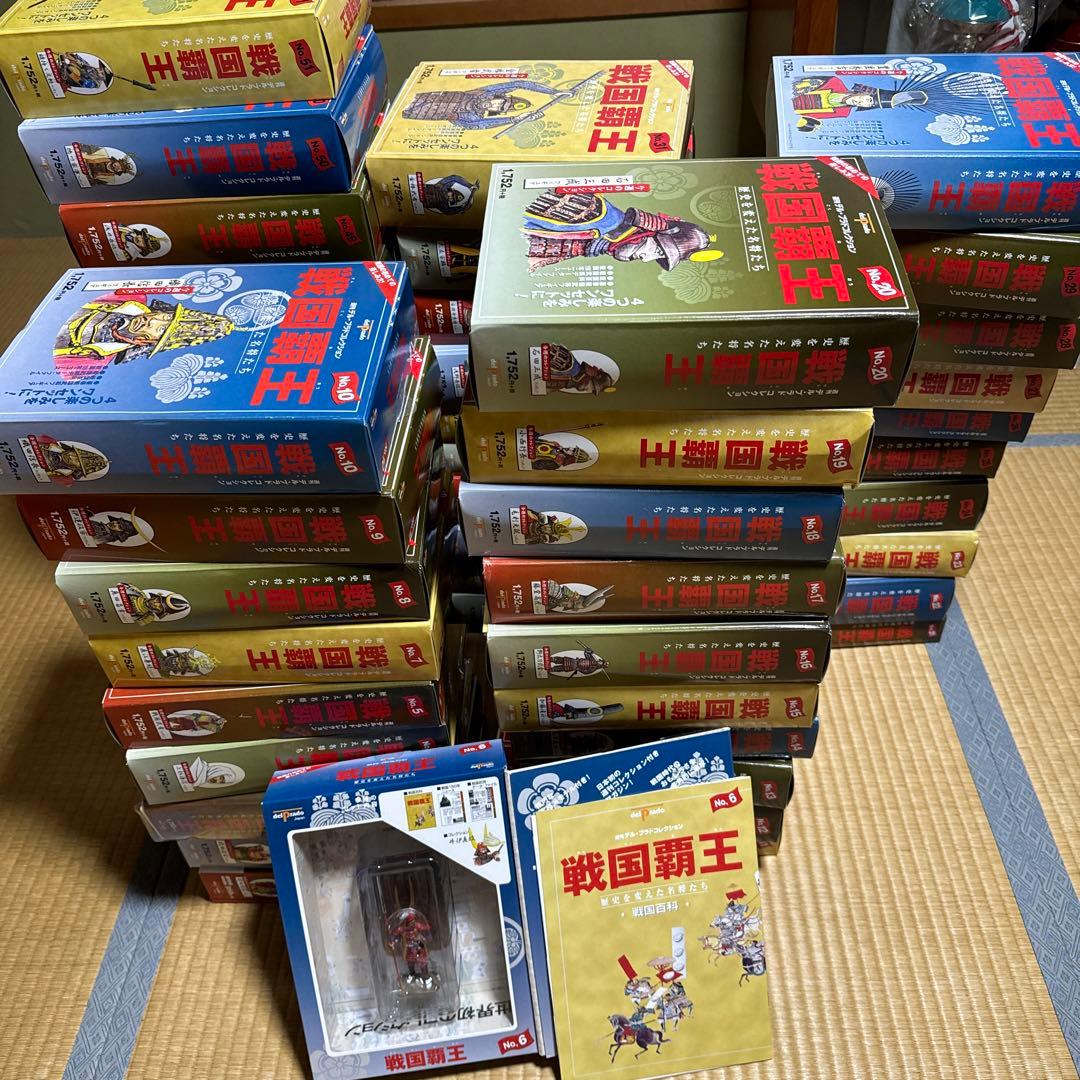 週刊デル・プラド戦国覇王武将フィギュアNo.1〜No.51 の51巻セット販売