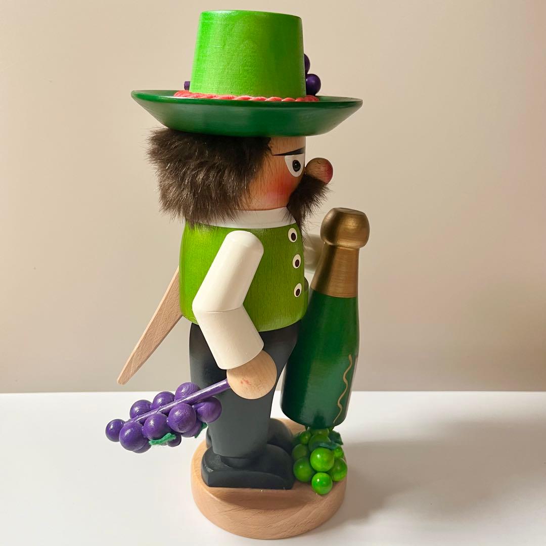 ドイツ STEINBACH シュタインバッハ くるみ割り人形 ワイン ぶどう