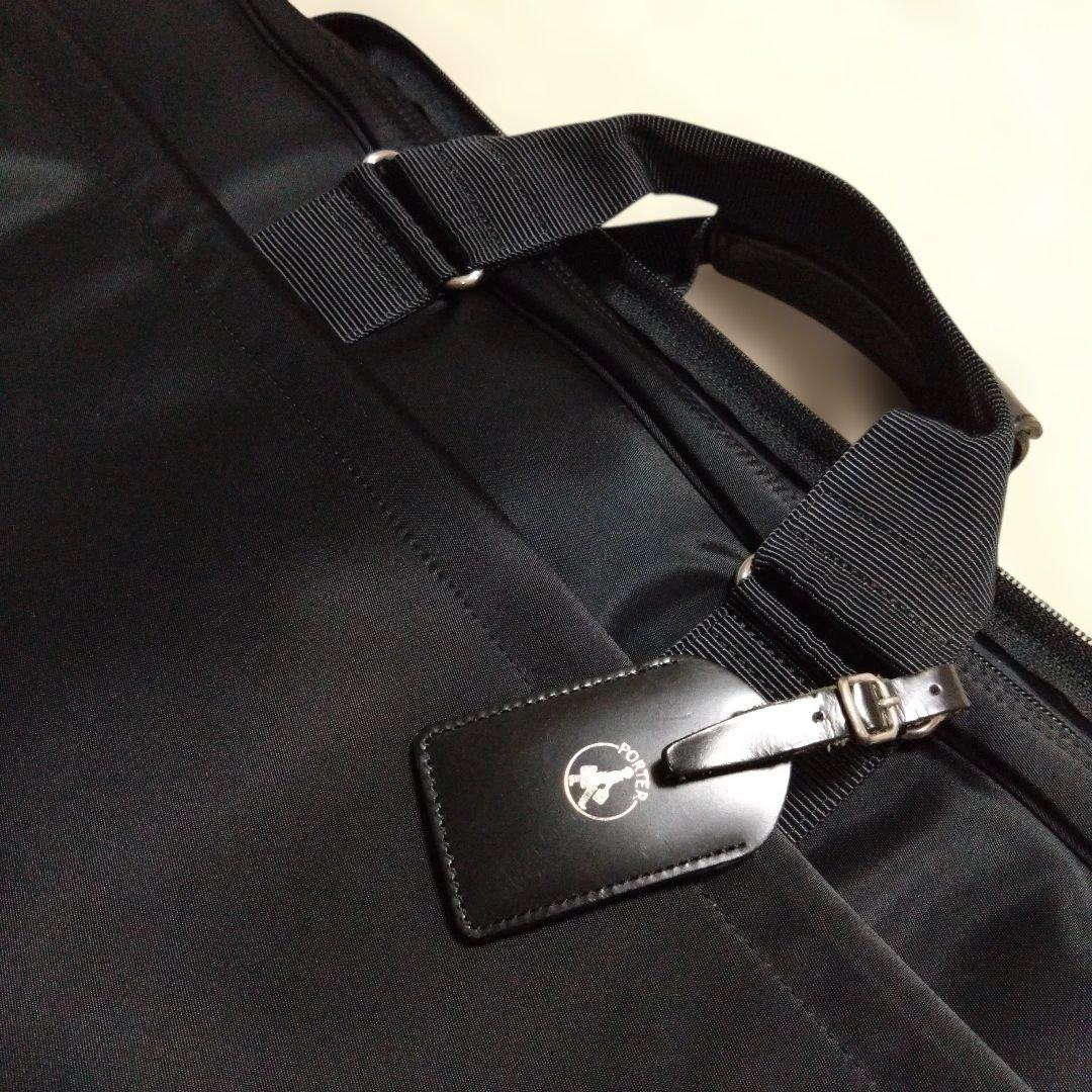 PORTER TRUNK 2WAY ガーメント ボストンバッグ 黒