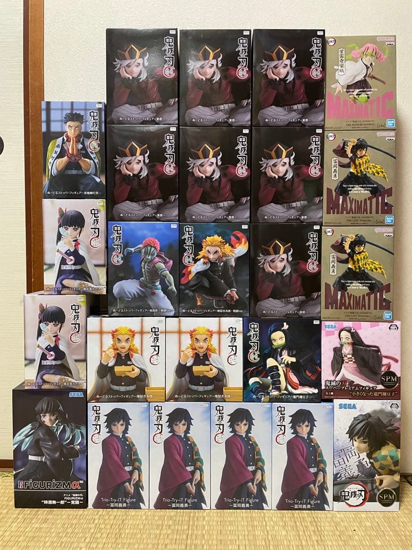 鬼滅の刃 ぬーどるストッパー フィギュア 童磨 25個