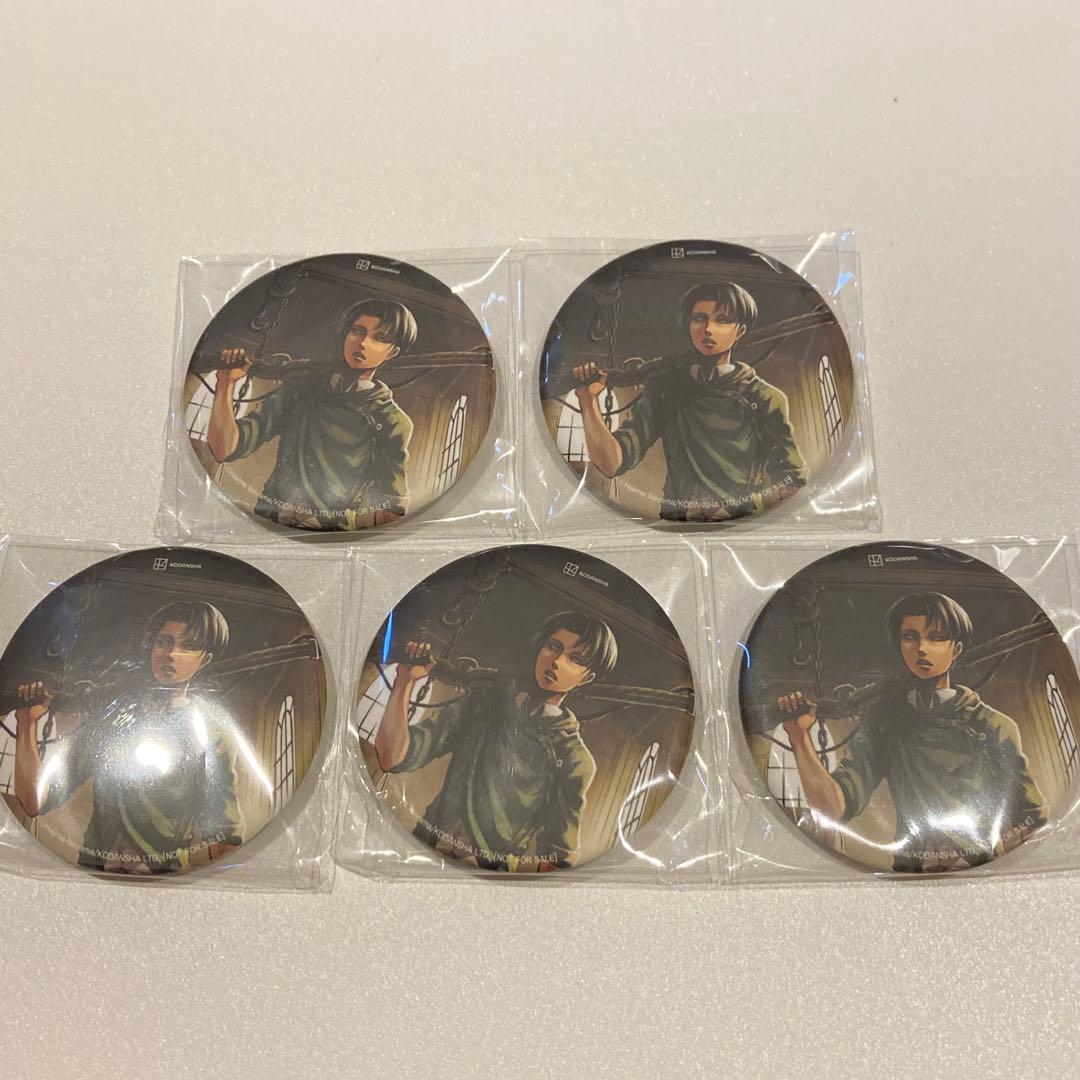 韓国 AGF 2025 会場限定 特典 缶バッジ 未開封 進撃の巨人 リヴァイ