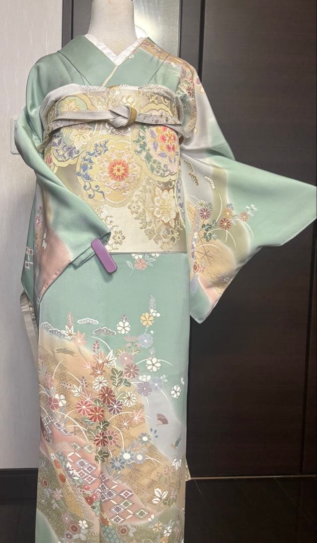 金駒刺繍　訪問着　フルセット　入学式　卒業式　お宮参り