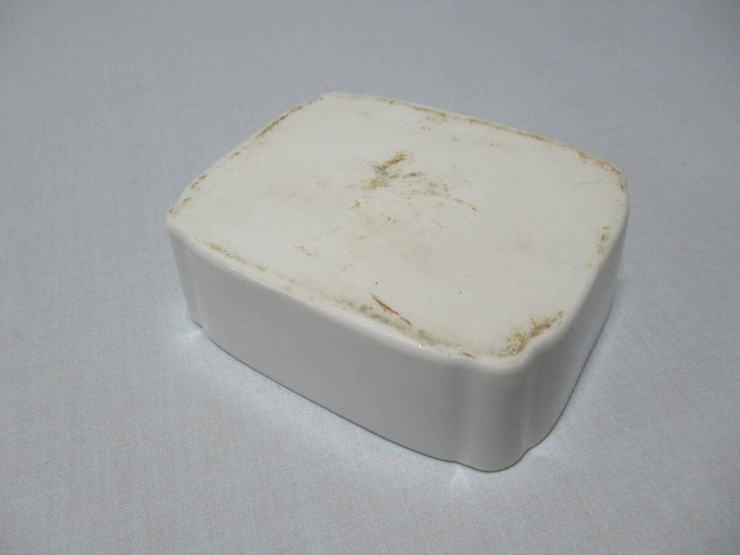 1947年頃 日本製輸出品◆磁器製 瀬戸ノベルティ CHIKUSA『白鳥と薔薇』