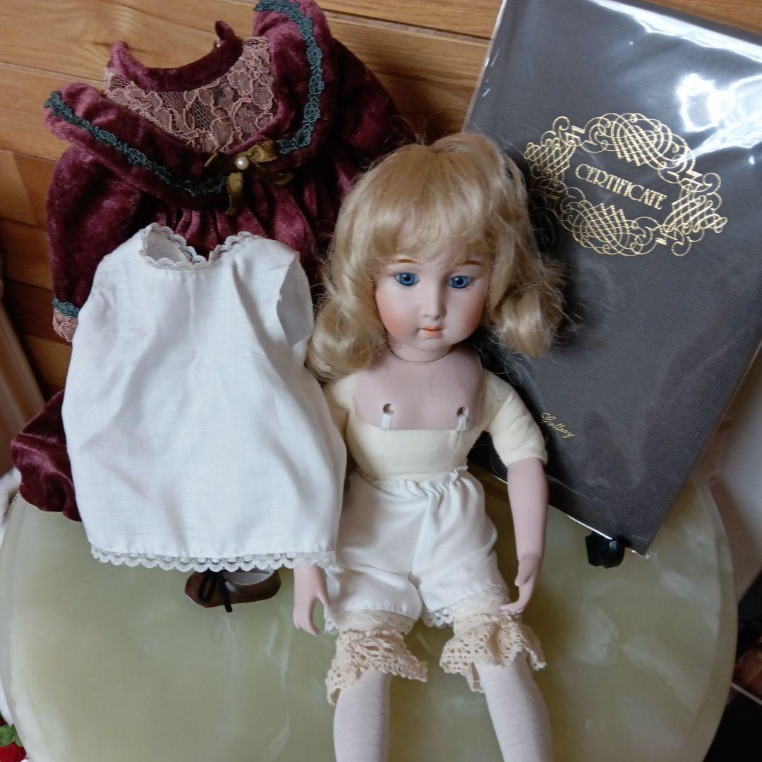 H67【ジュモー】ビスクドール　年代物　アンティックドール