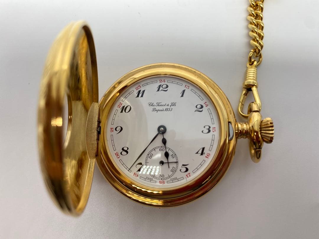 ティソ　スイスブランド 懐中時計 TISSOT レア コレクション