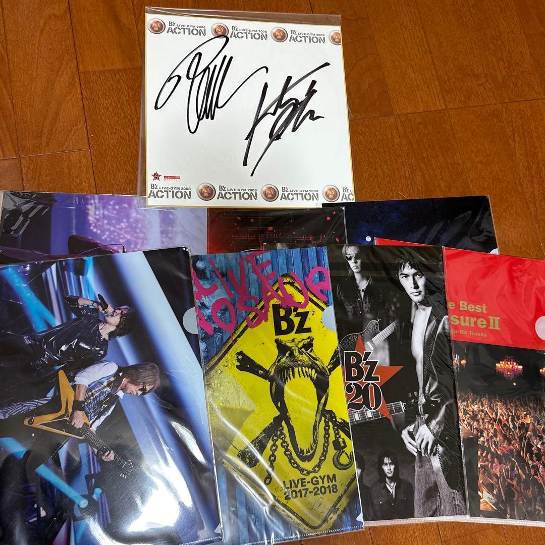B’zサイン色紙&ファイルセット