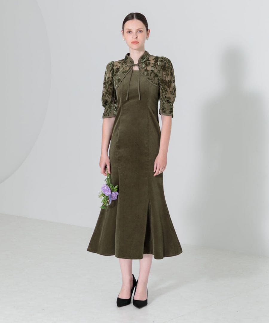 LEJA 花柄ボレロマーメイドワンピース　Mサイズ