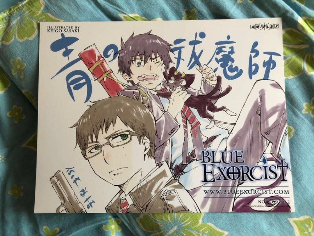 海外限定 正規品 青の祓魔師 Anime Expo 2016 ミニポスター
