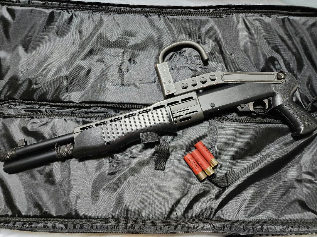 東京マルイ 【スパス12 メタルストックVer】　ガンケース付き