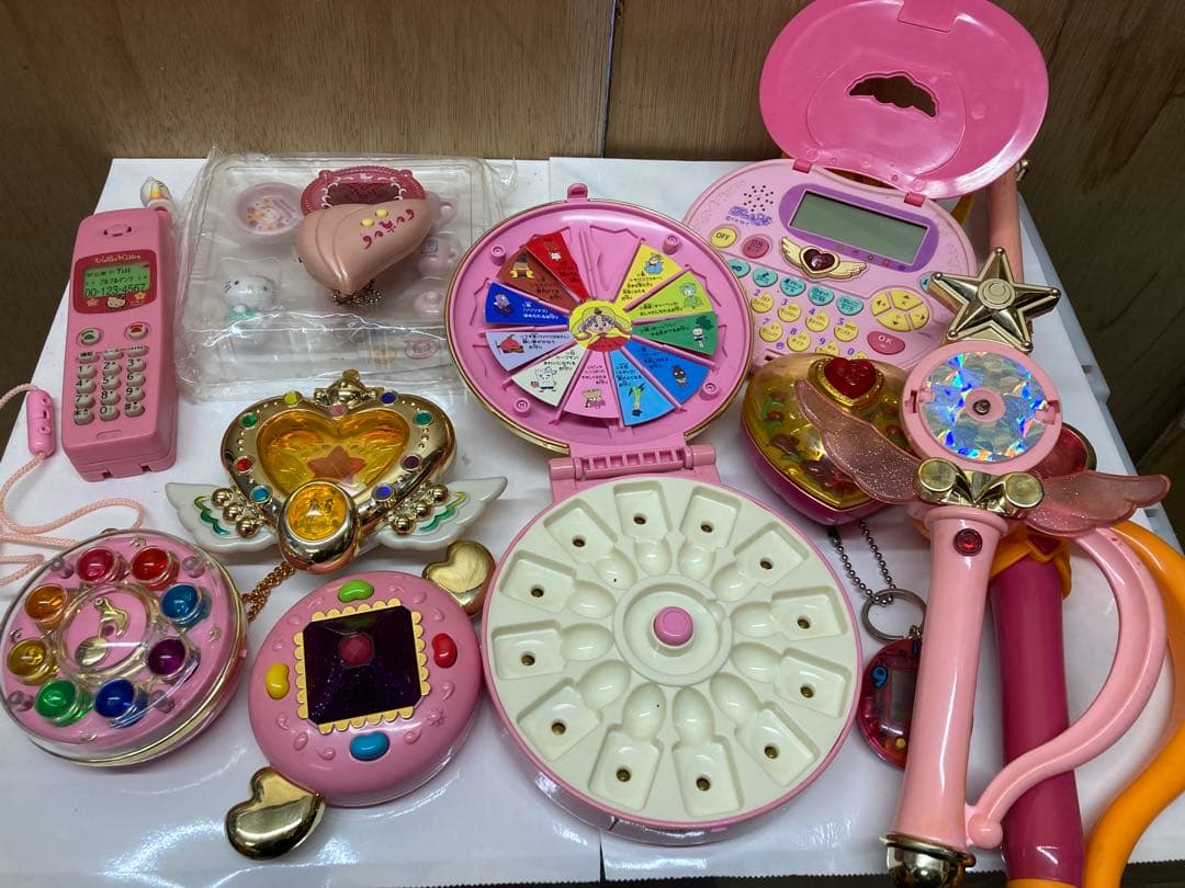 平成女子セット　セーラームーン ぬいぐるみとおもちゃ合計16点セット