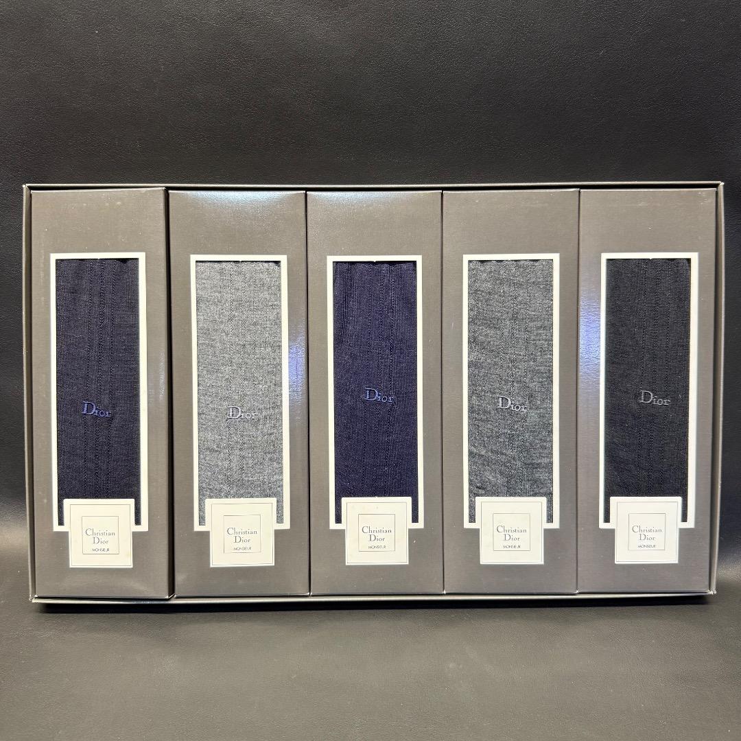 ◉H裏左横1004 未使用保管品 Christian Dior 靴下 6点まとめ