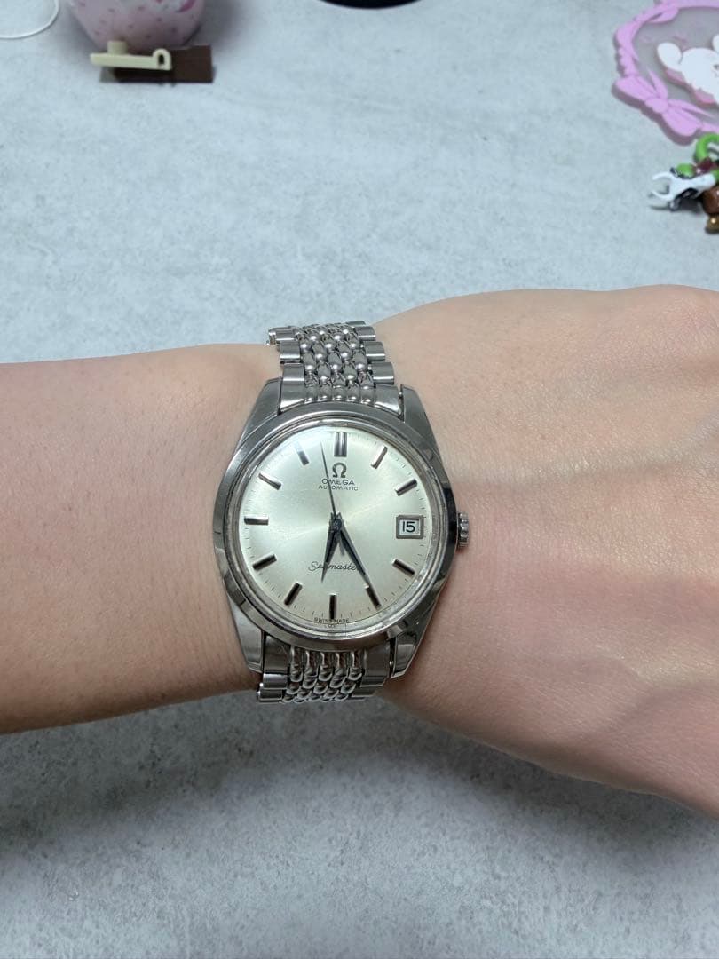 オメガシーマスター 自動巻き ライスブレス　ヴィンテージウォッチ