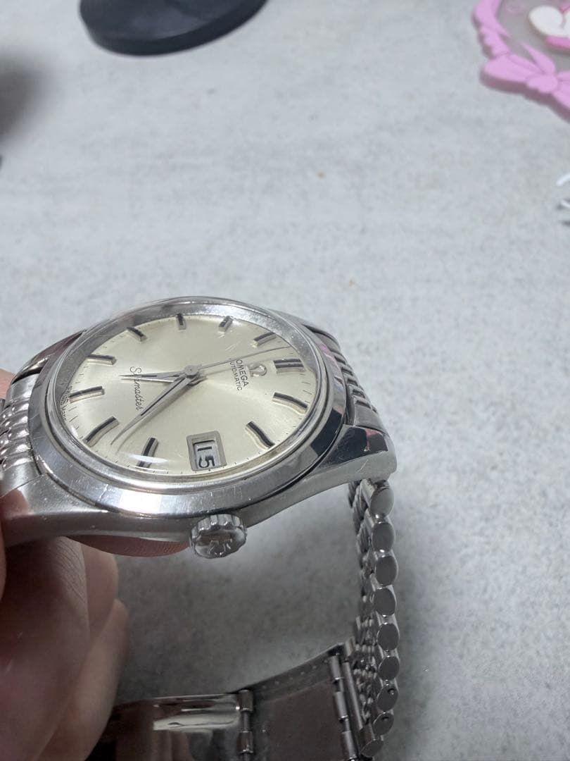 オメガシーマスター 自動巻き ライスブレス　ヴィンテージウォッチ