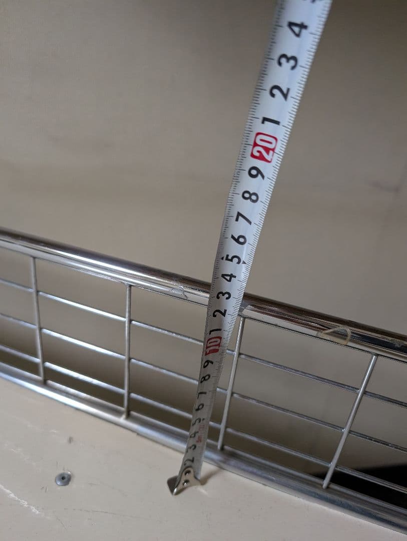 【大阪府直接引き取り】折りたたみワゴン 組立工具不要 クローム W1200