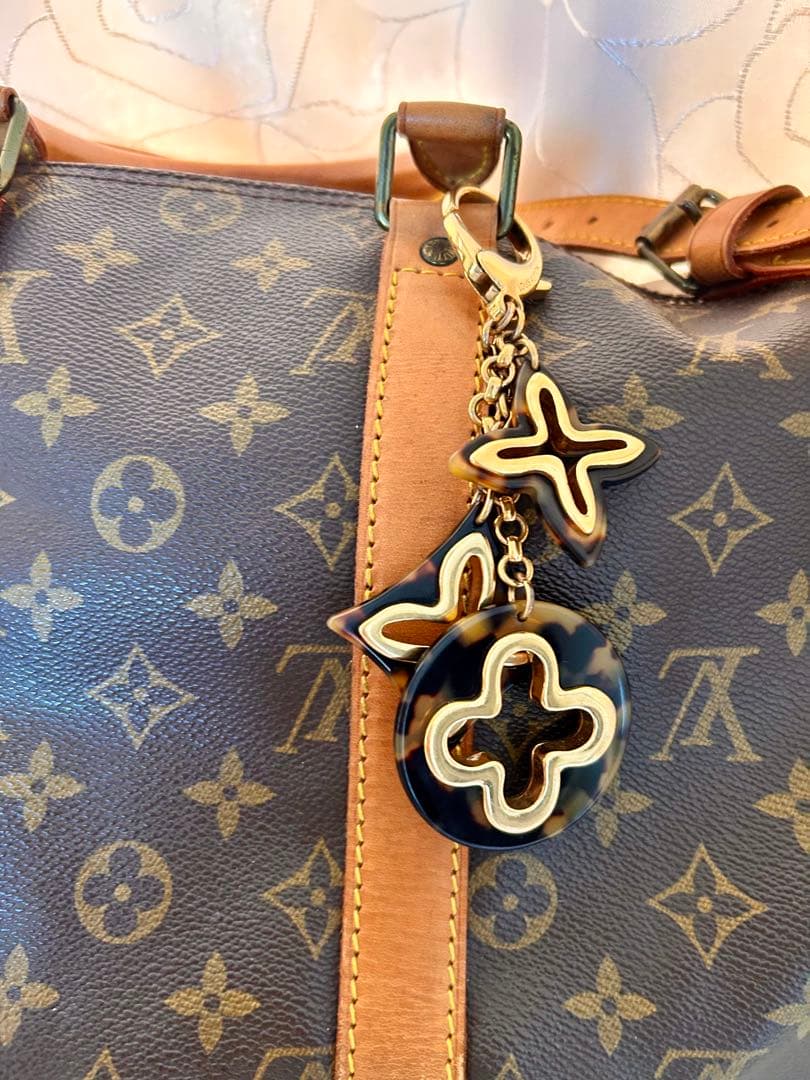Louis Vuitton ボストンバッグ モノグラムチャーム付き