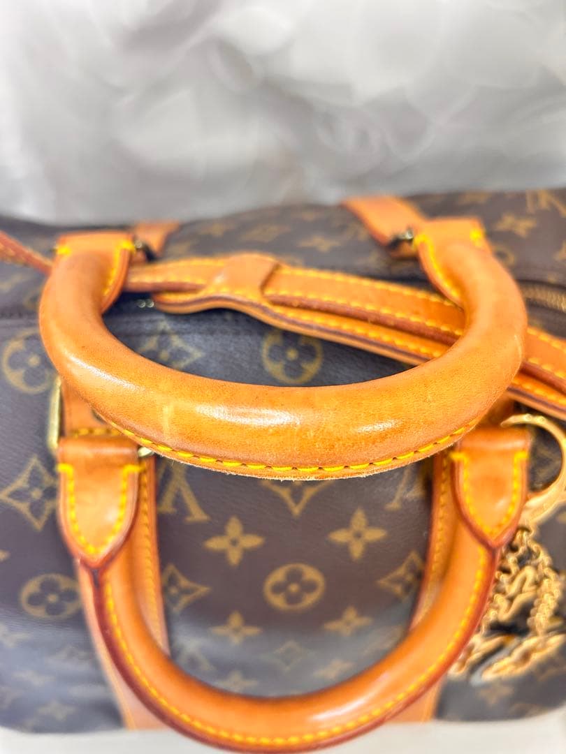 Louis Vuitton ボストンバッグ モノグラムチャーム付き