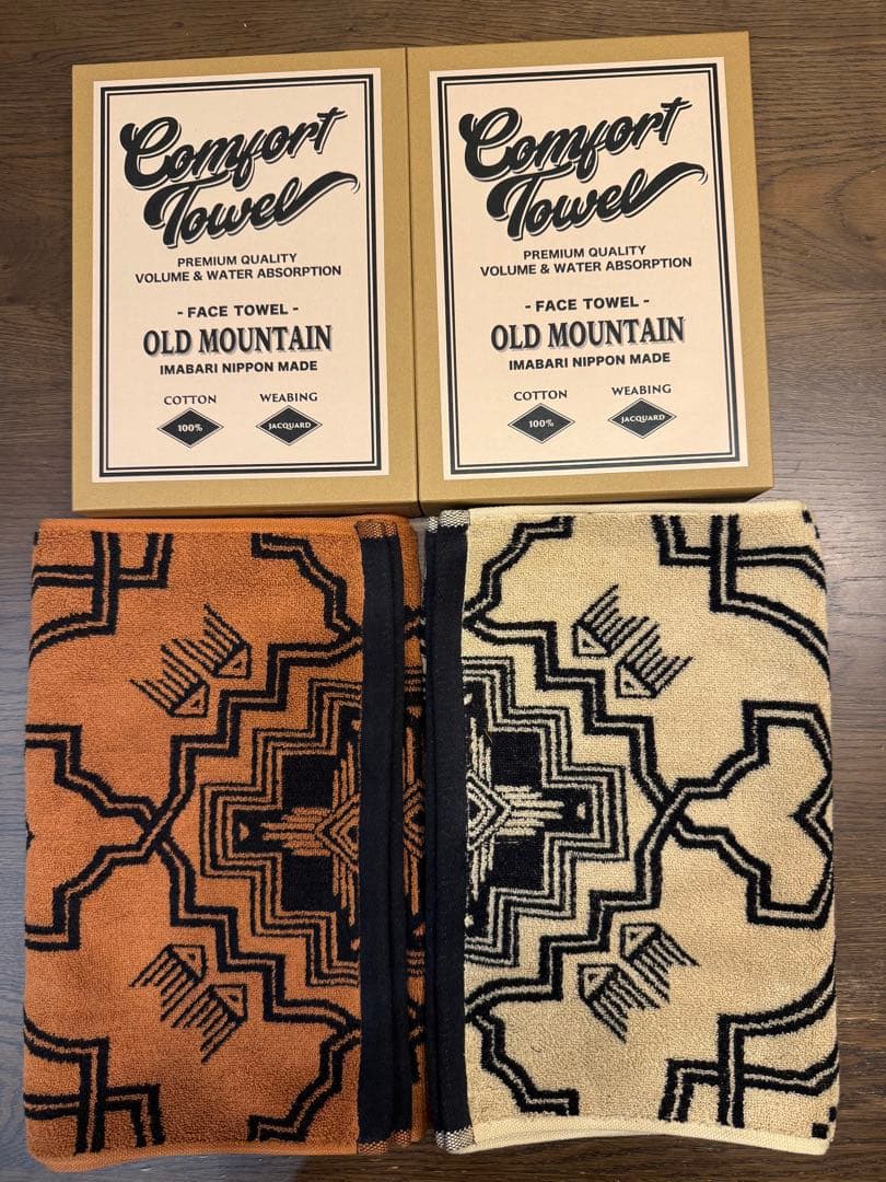 OLD MOUNTAIN フェイスタオル 2枚セット