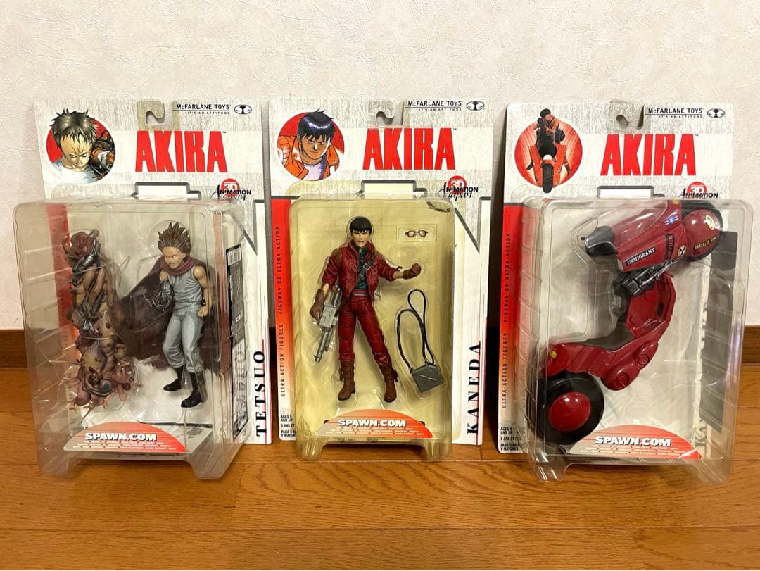 3Dアニメーションフロムジャパン AKIRA　完成品フィギュア　3個セット