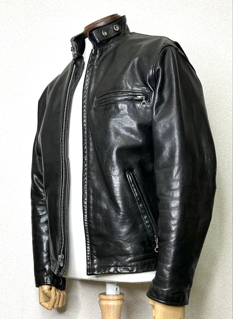 ⑤schottライナー付141【36】米国製◇革ジャンninjaハーレーgpz