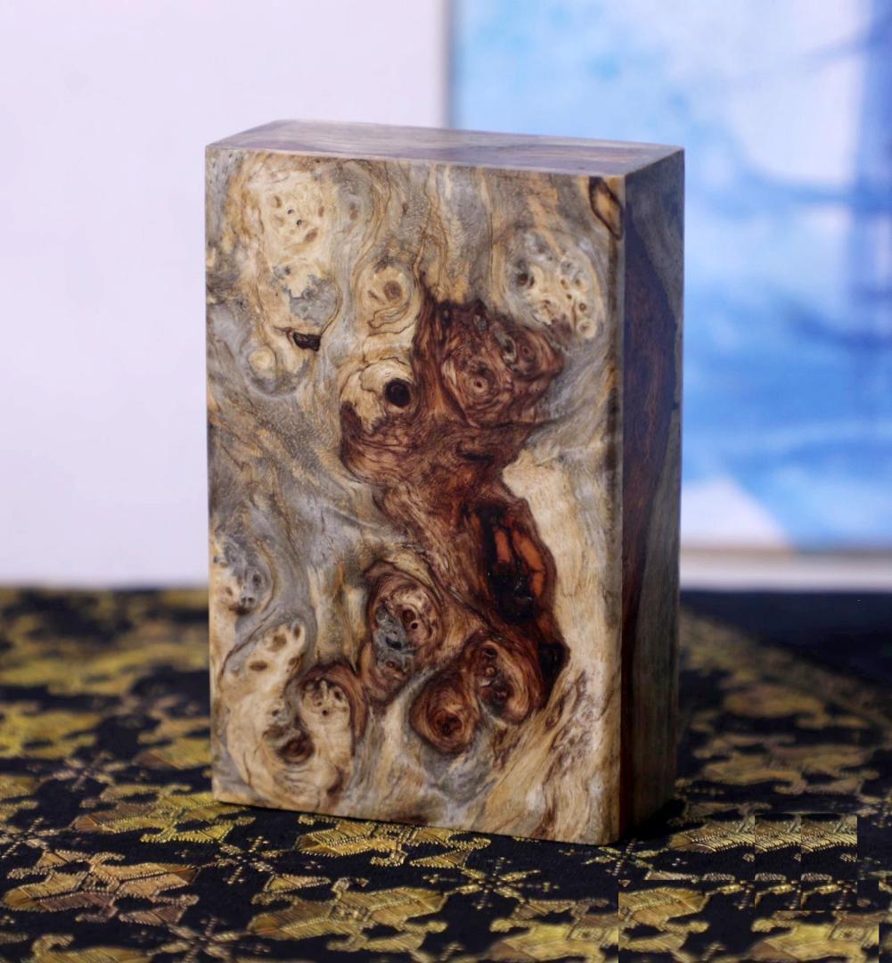 天然木 無垢材 シガレットケース｜一点物 木目が美しい｜手作り 煙草ケース