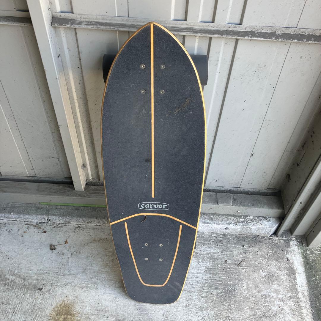 Carver スケートボード ホワイト/ブルー