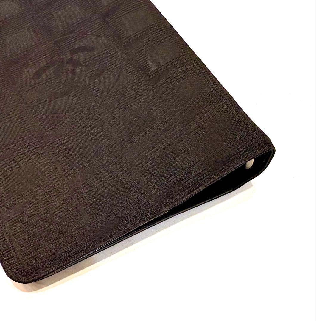 シャネル☆システム手帳　ニュートラベルライン　アジェンダ　ココマーク　ロゴ　黒