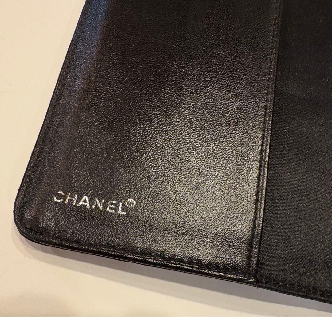 シャネル☆システム手帳　ニュートラベルライン　アジェンダ　ココマーク　ロゴ　黒