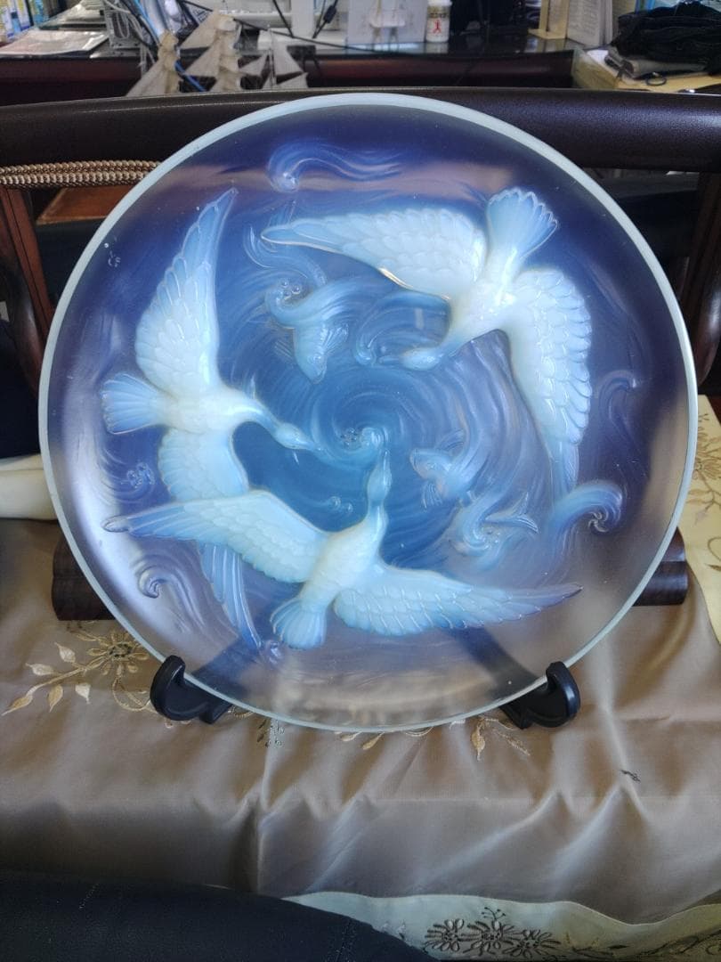 オパールセントグラス　大皿