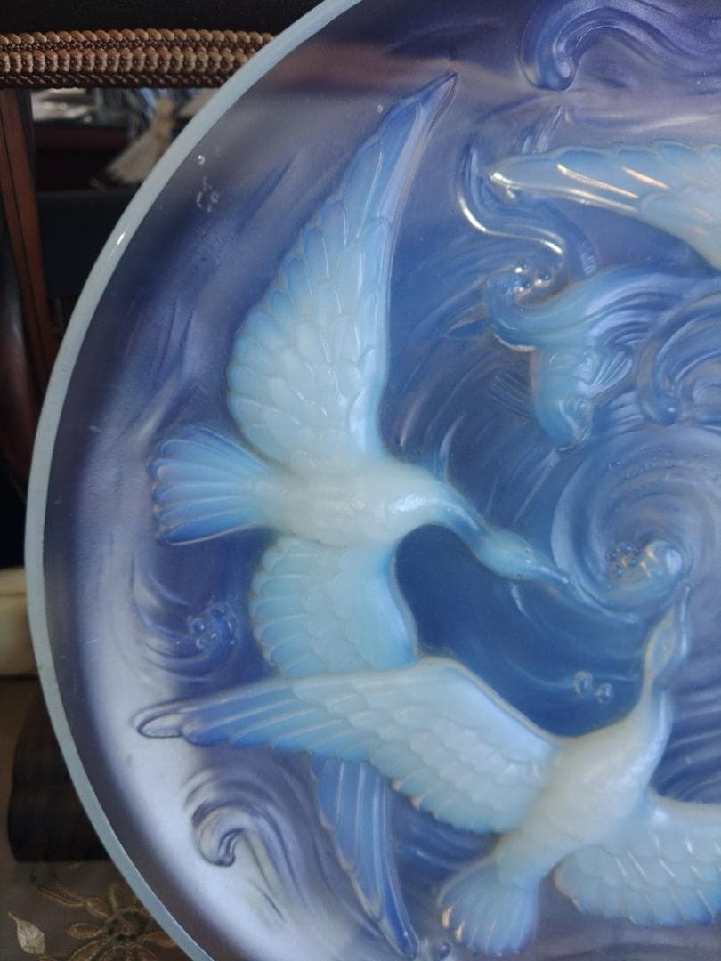 オパールセントグラス　大皿