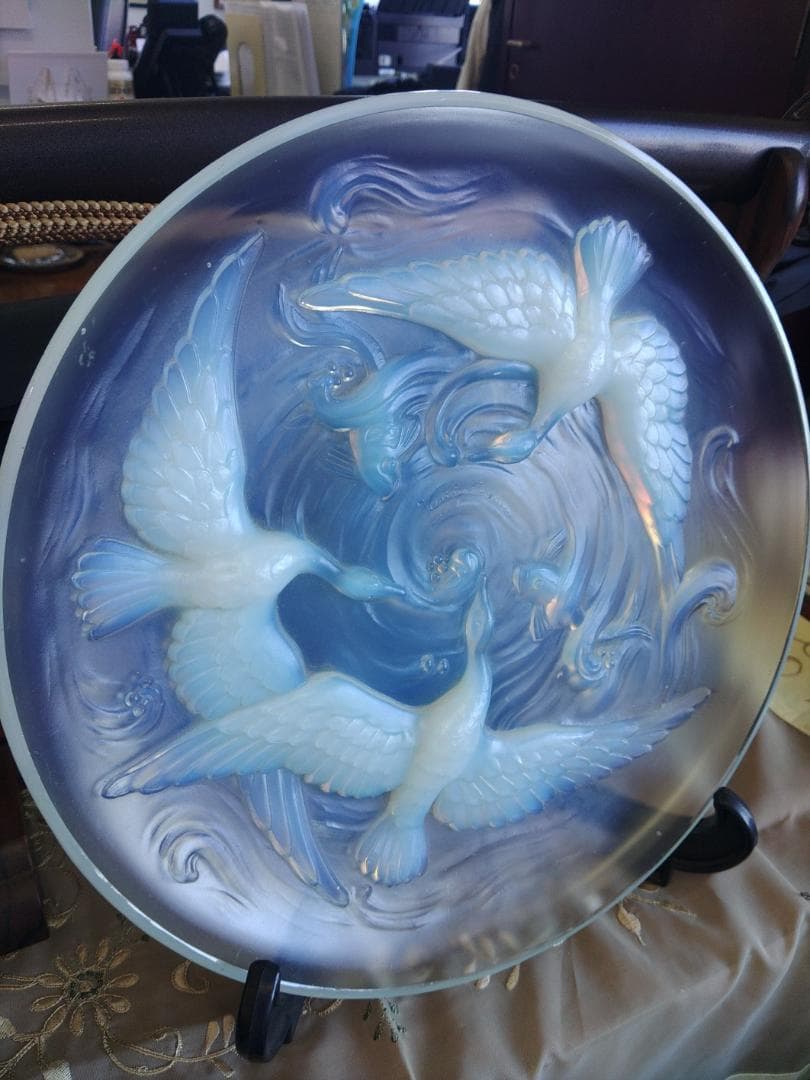 オパールセントグラス　大皿