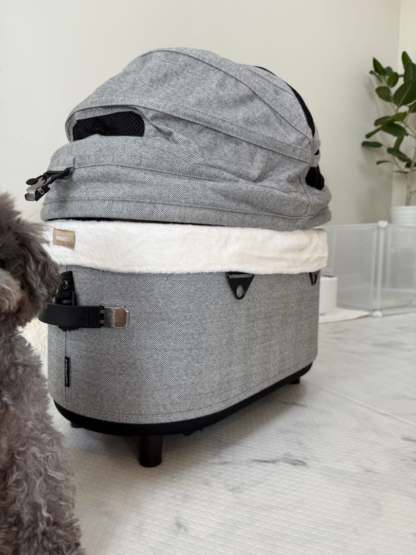 【美品】エアバギー　ドーム3 グレーツイード　レギュラー、アクセサリー多数