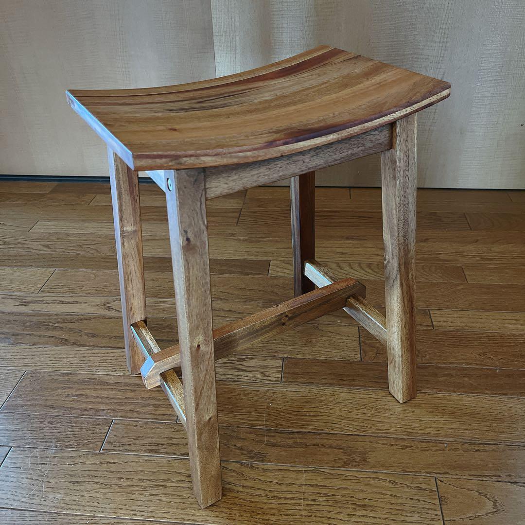 プロフ必ずご覧下さい！のりこ様リクエスト品】マホガニー スツール ナチュラル