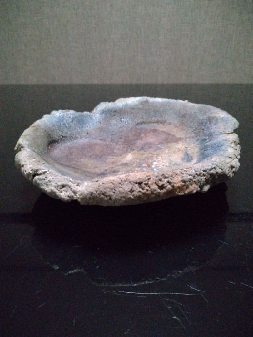 【備前焼 ３足皿】伝統工芸士  森本 桂／送料込み！