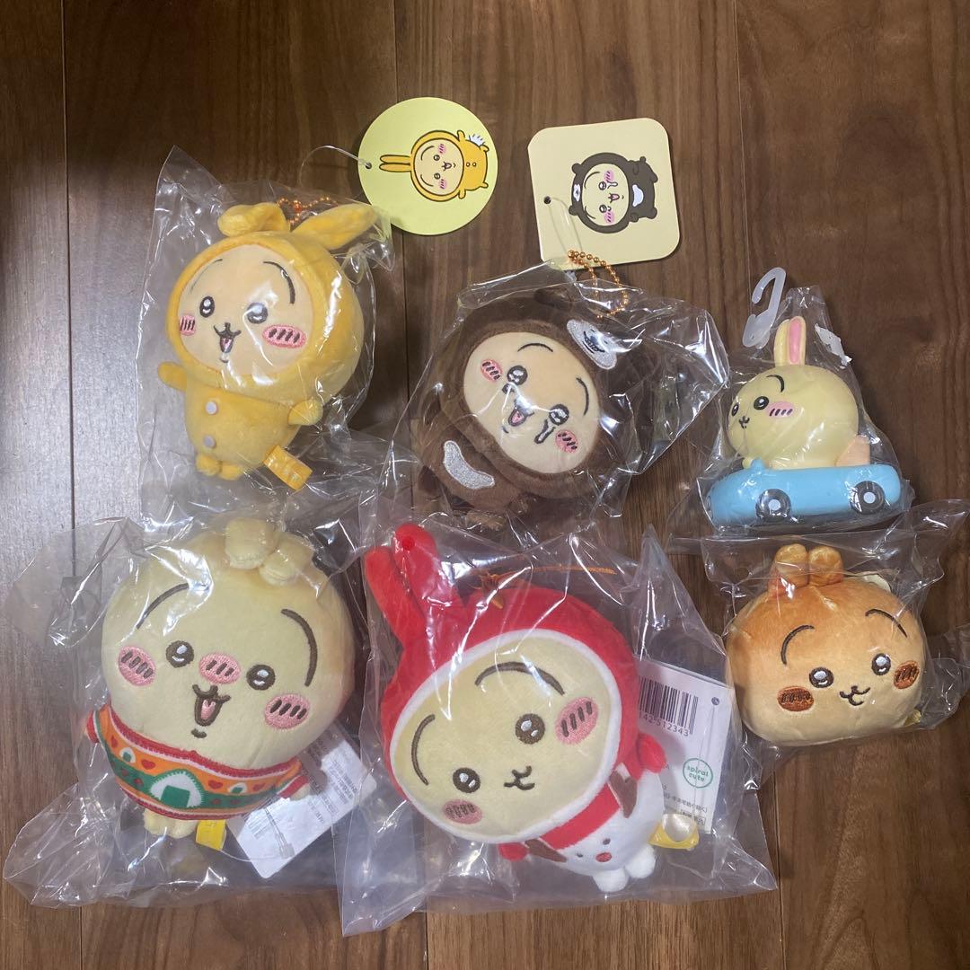 ちいかわ　うさぎ　オーナメント　パン　パジャマ　マレーグマ　マスコット