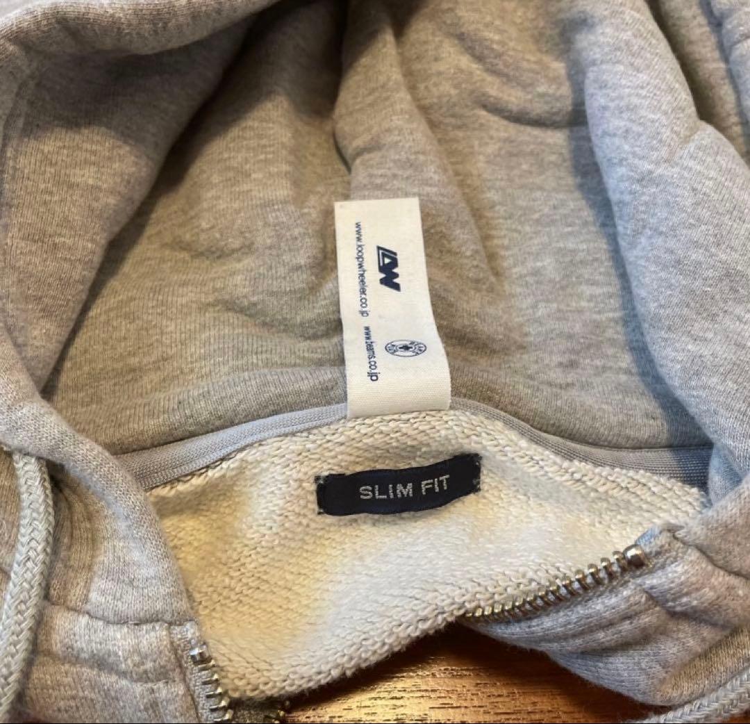 LOOPWHEELER ループウィラー　パーカー　杢　Mサイズ　BEAMS別注