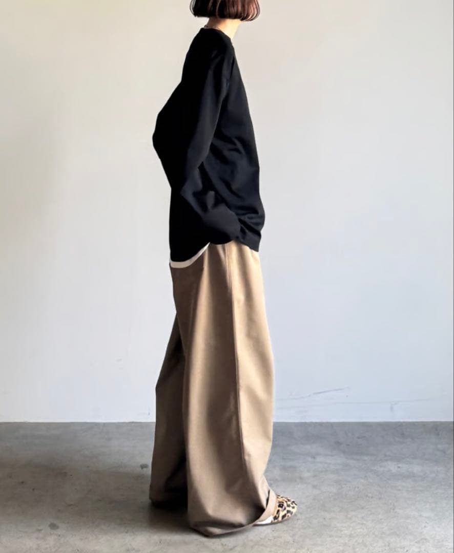 未使用 FASHIRU wide chino slacks Mサイズ