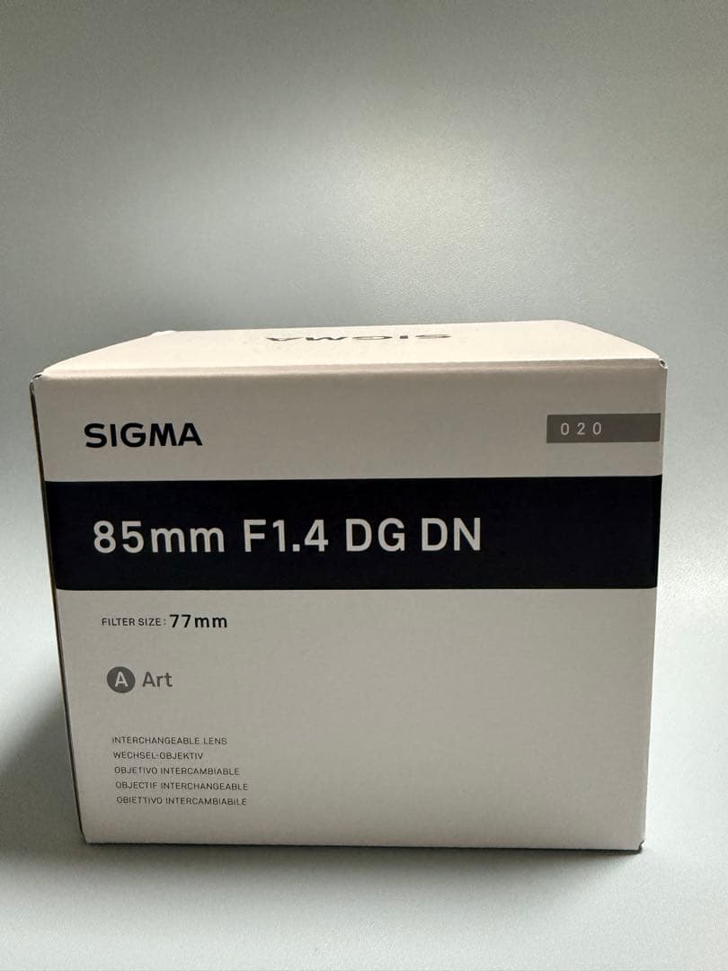 【美品】SIGMA 85mm F1.4 DG DN ART（SONY用）