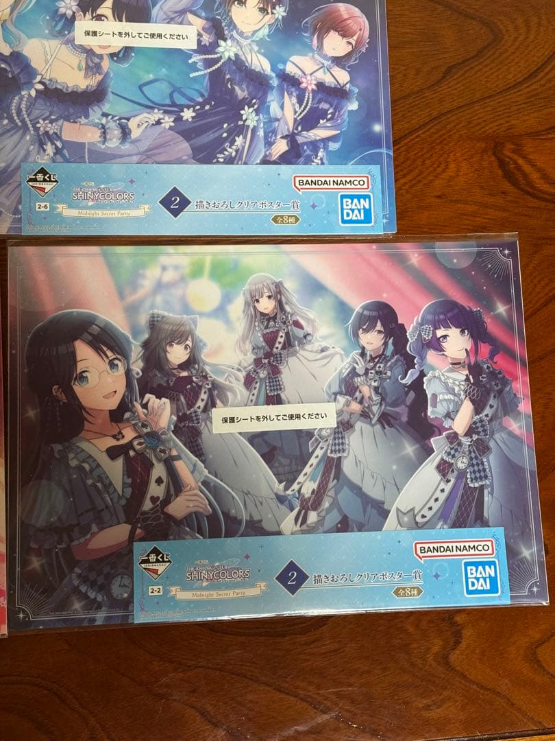 アイドルマスター浅倉透 フィギュア　ラストワン賞　描きおろしクリアポスター