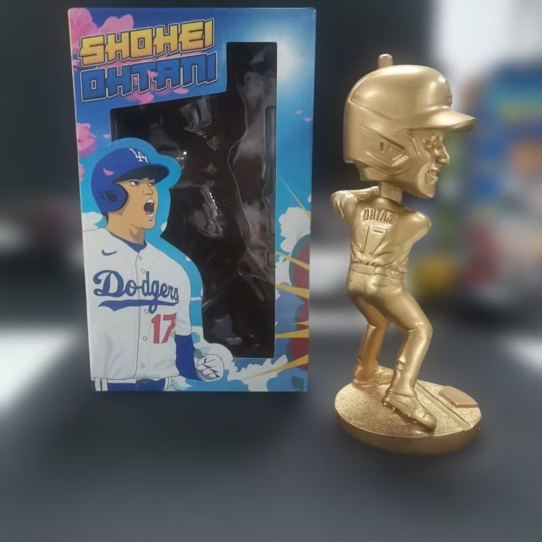 大谷翔平　ボブルヘッド　ゴールド Shohei Ohtani フィギュア