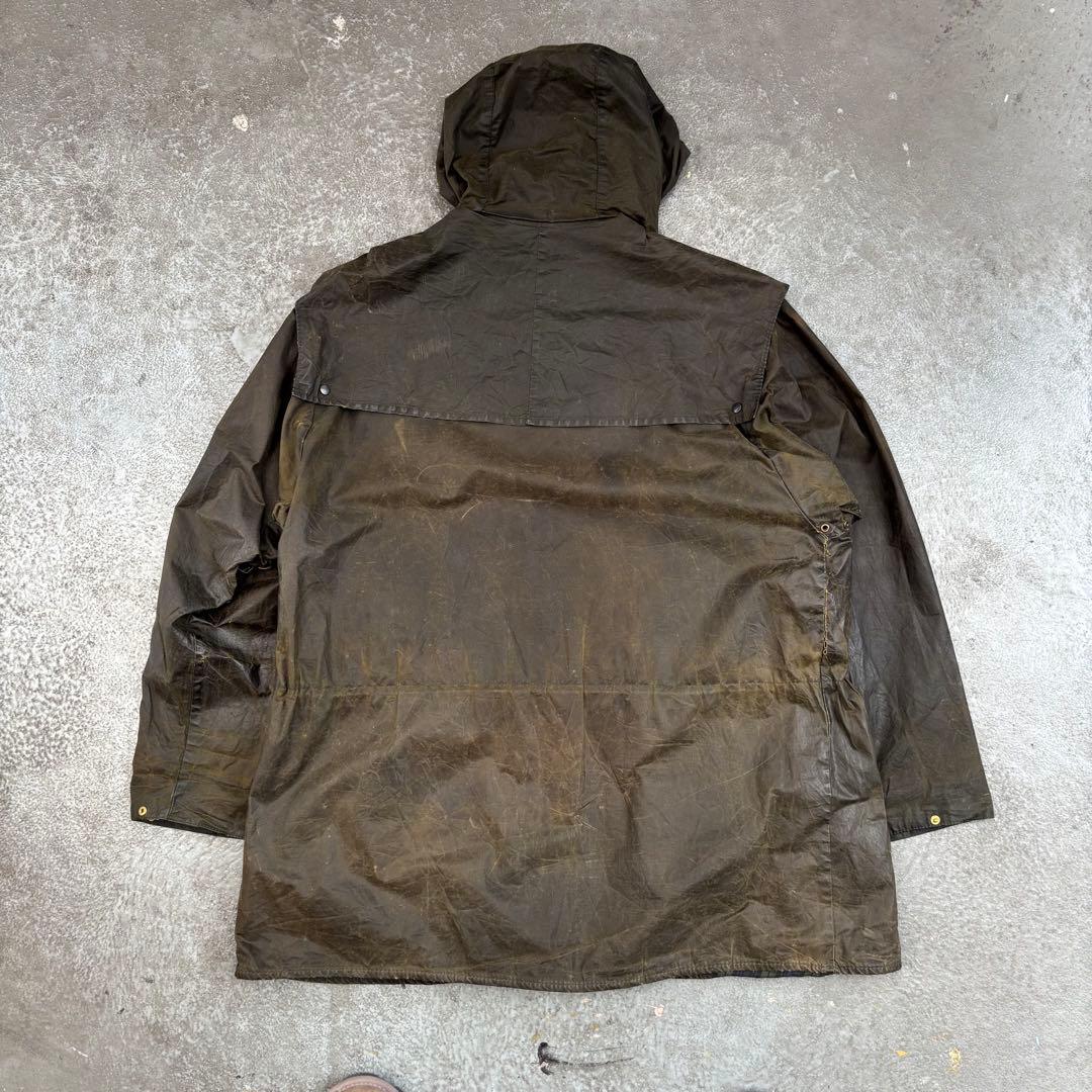 90s Barbour durham ダラム　オイルドハンティングジャケット